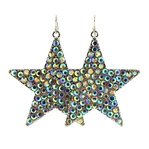 Crystal Star Earrings Assorted